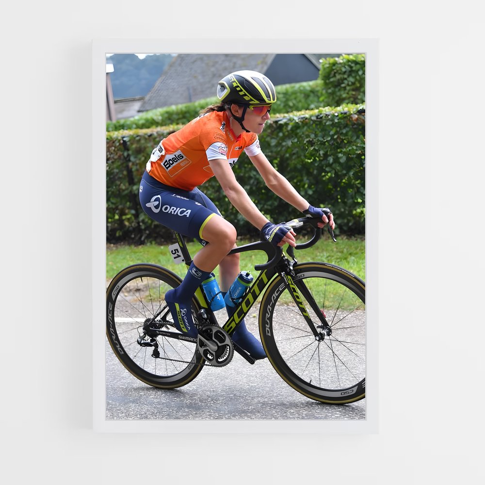 Poster L'Homme sur la Route – affiche Cyclisme (vue 3)